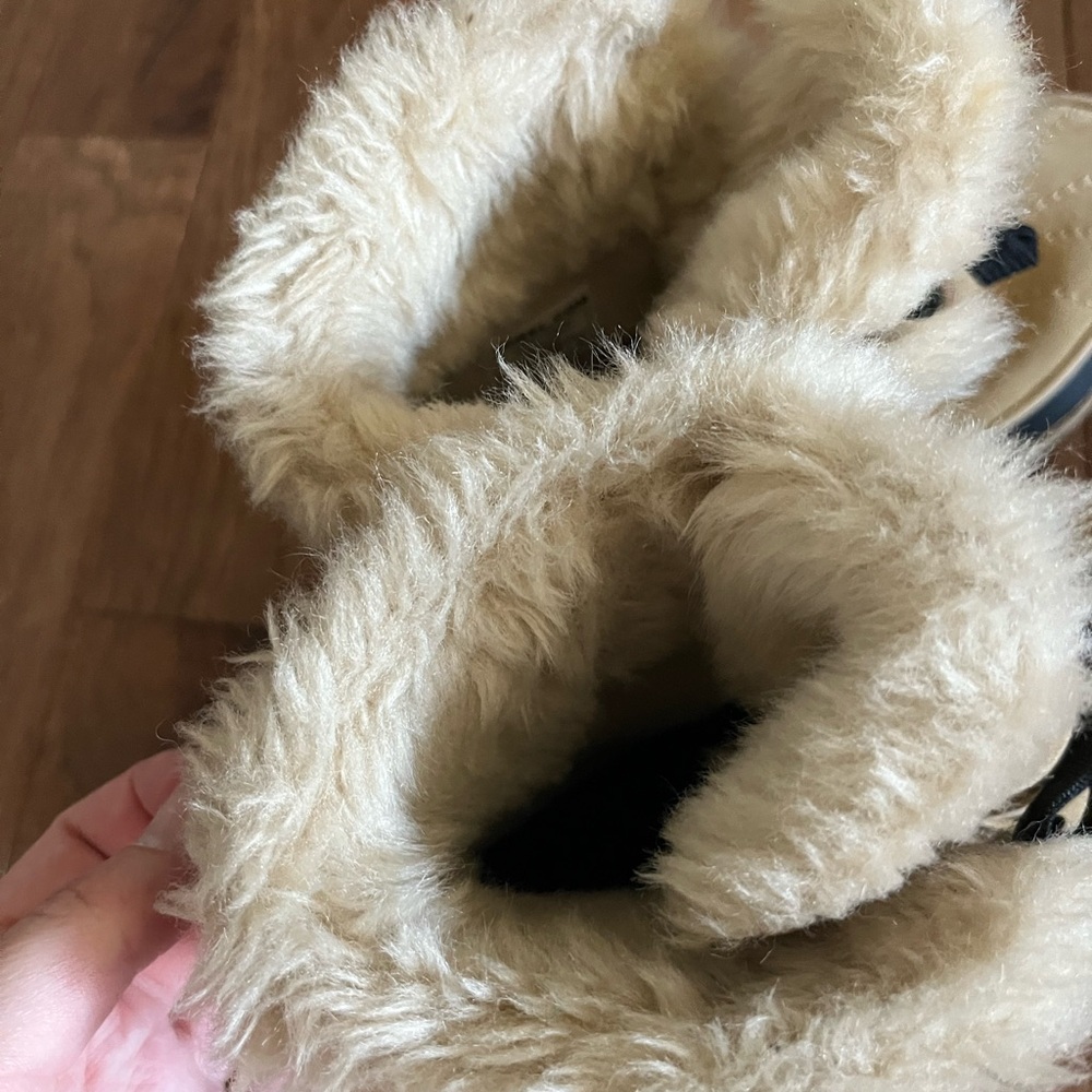 Sorel Tan Furry Winter Boots